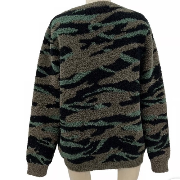 Barefoot Dreams Camouflage Crew Neck Sweater - Picture 3 of 8
